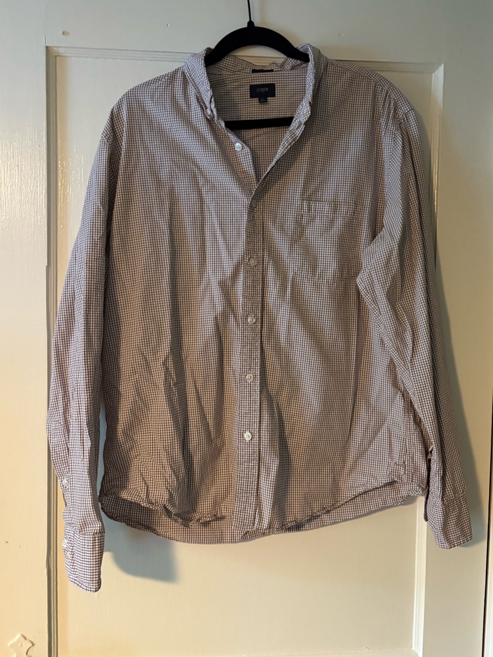 J. Crew Men's Button-Down Check Shirt